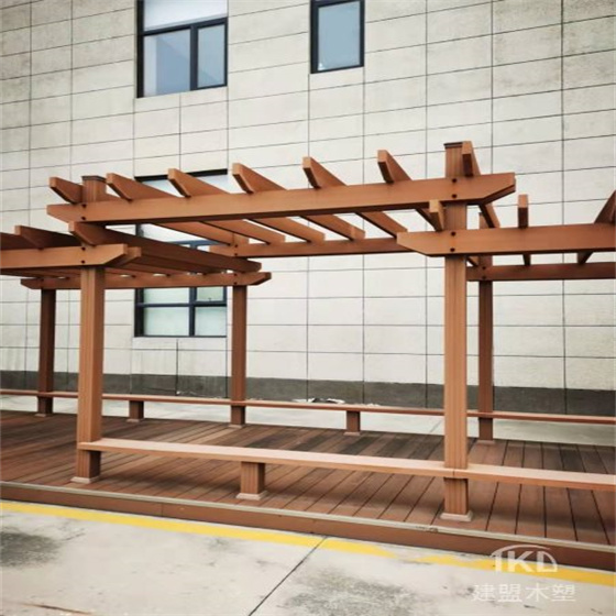 石家庄木塑花架施工