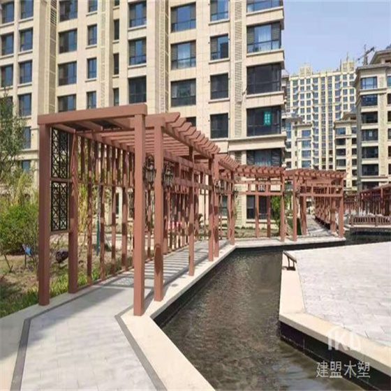 石家庄木塑廊架安装