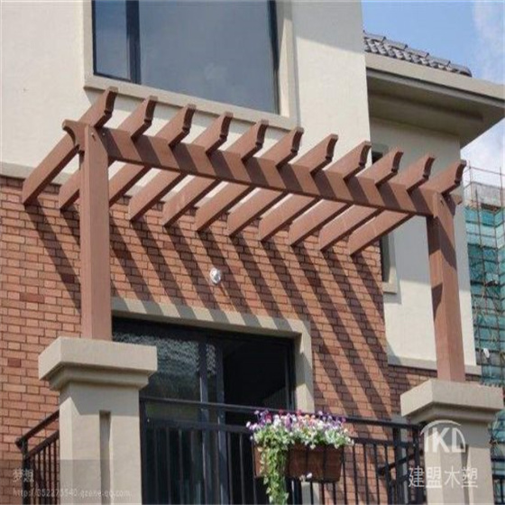 石家庄阳台塑木花架公司