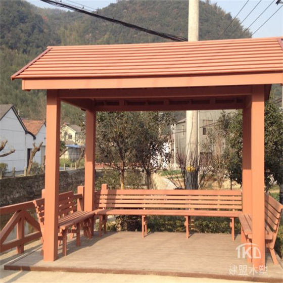 石家庄木塑廊架制作