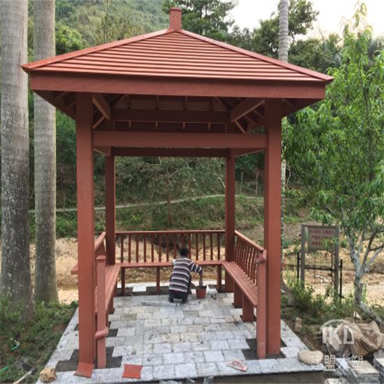 石家庄塑木四角亭子厂商