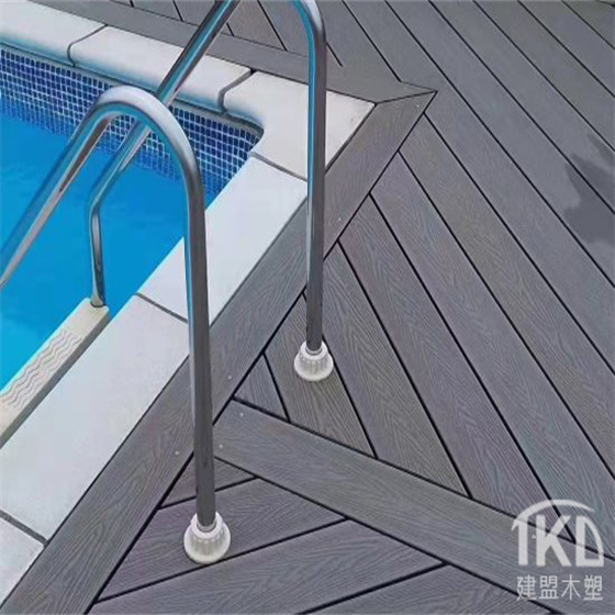 石家庄泳池木塑地板施工