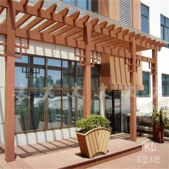 石家庄塑木花架