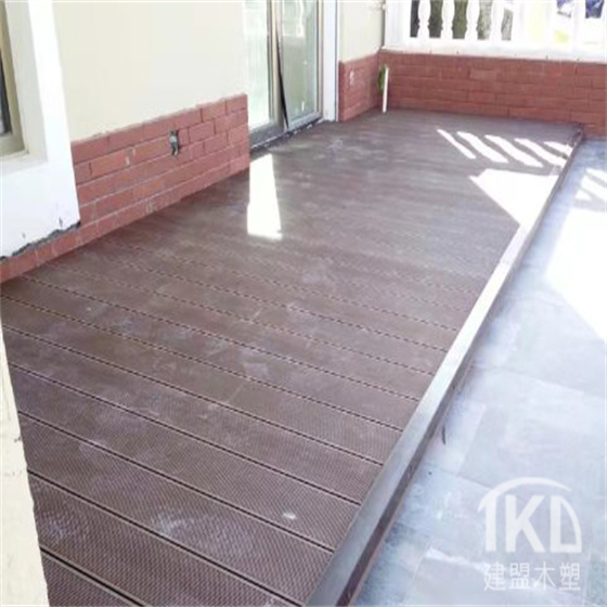 石家庄庭院木塑平台